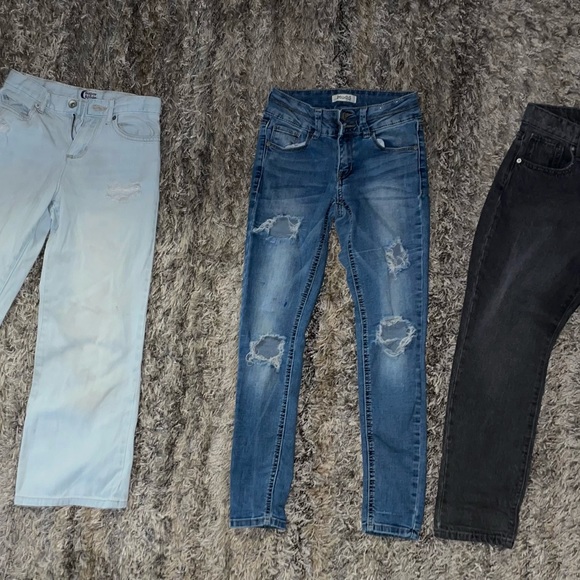 Girl jeans a size 10 Old Navy, Mudd and Sugar & Jade Good Condition. - Picture 2 of 11